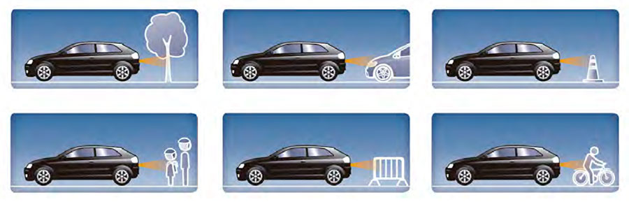 beep&park®/visionTM con su doble sistema de ayuda asegura las maniobras de aparcamiento simplificándolas al máximo.